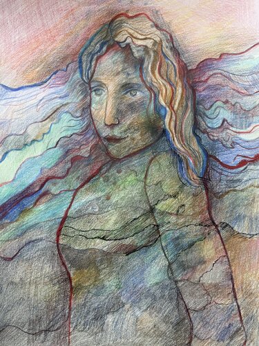 Water and wish par Eva Demuth, Dessin en vente sur Singulart