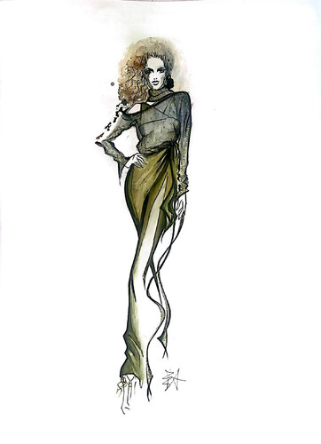 Illustration 8 par Elisa Antolini, Œuvre sur papier en vente sur Singulart