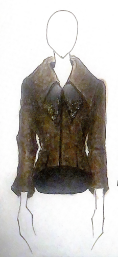 Coat - Sketch 5 von Elisa Antolini, Zeichnungen kaufen auf Singulart