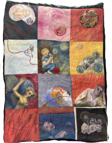 Climate/Emotion/Climate Quilt de Liina Länsiluoto, Téxtil a la venta en Singulart