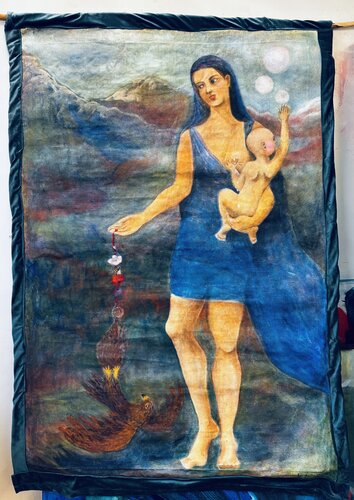The Madonna of Biodiversity van Liina Länsiluoto, Schilderij te koop op Singulart