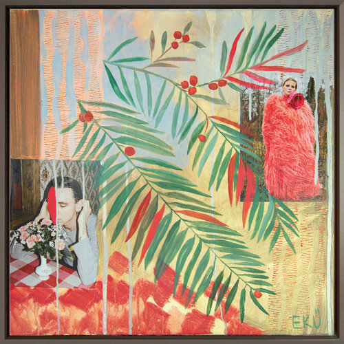 Tapetenwechsel von Eva Maria Kühberger, Malerei kaufen auf Singulart