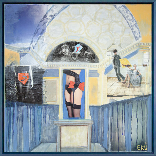 Verliebt, verlobt, verheiratet di Eva Maria Kühberger, Pittura in vendita su Singulart