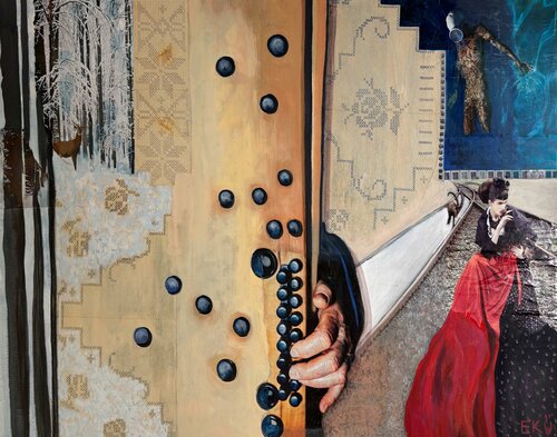 Im Woid is so staad von Eva Maria Kühberger, Malerei kaufen auf Singulart