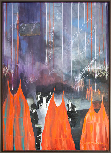 Abschied vom Jugendbonus di Eva Maria Kühberger, Pittura in vendita su Singulart