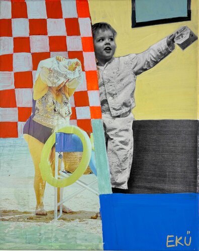 Time flies when you're having fun by Eva Maria Kühberger, Painting for Sale on Singulart