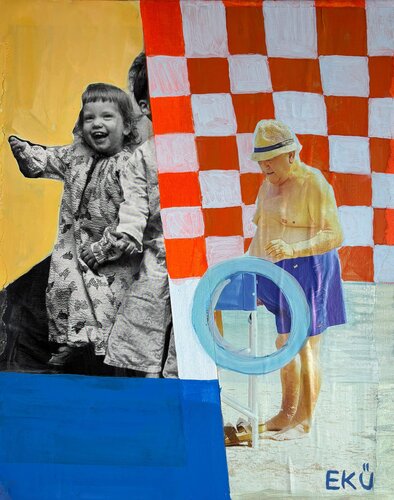 Time flies when you're having fun 2 by Eva Maria Kühberger, Painting for Sale on Singulart
