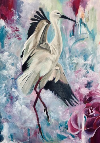 A dance for new beginnings by Roman van Gelder, 회화 for Sale on Singulart