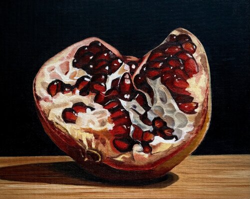 I would paint a "granate" for yaaa by Roman van Gelder, 회화 for Sale on Singulart