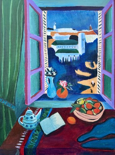 My version of a Matisse by Roman van Gelder, 회화 for Sale on Singulart