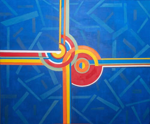 INTERACCIONES van MONICA RITA FUKSMAN, Schilderij te koop op Singulart