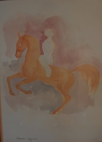 Soulève-moi by Alexandra Bergmans, Work on Paper for Sale on Singulart