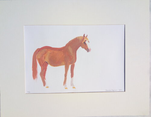 Arès par Alexandra Bergmans, Œuvre sur papier en vente sur Singulart