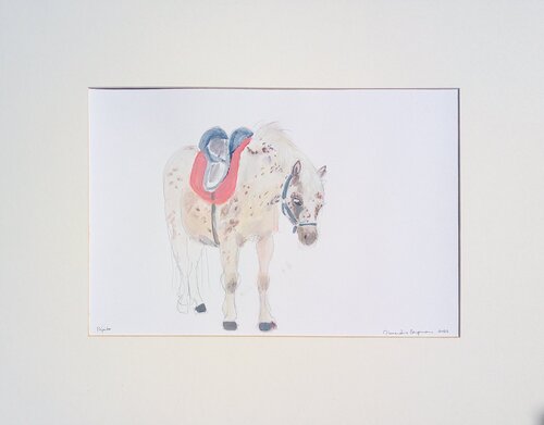 Pépito par Alexandra Bergmans, Œuvre sur papier en vente sur Singulart