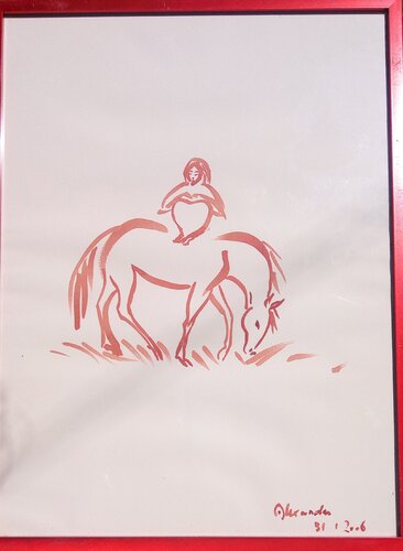 rêverie 2 di Alexandra Bergmans, Opera su carta in vendita su Singulart