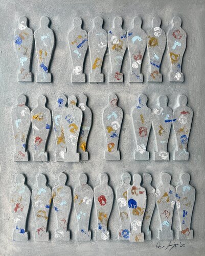 Le parole prima o poi spariscono by Dario Longo, Painting for Sale on Singulart