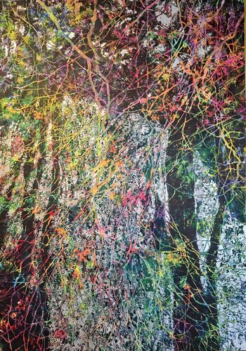 Does Trees Dream About the Spring? von Katarina Vidmar, Malerei kaufen auf Singulart