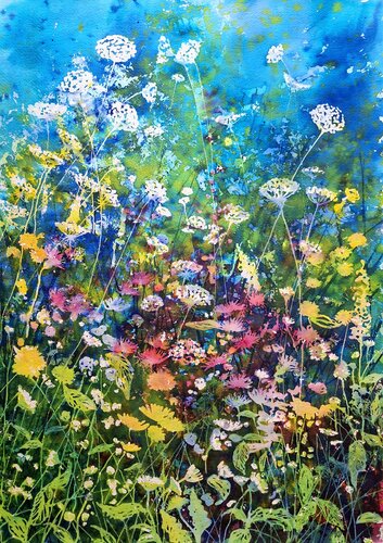 Sweet Meadow of Lace de Katarina Vidmar, Pintura a la venta en Singulart
