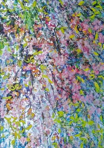 Cherry Embrace van Katarina Vidmar, Schilderij te koop op Singulart