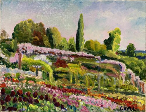 Les clématites à Giverny. CHRISTIAN AVRIL