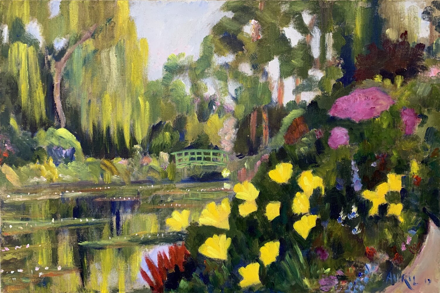 Le jardin d'eau ,à Giverny. CHRISTIAN AVRIL