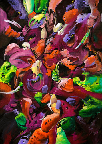 Swirl of the Damned 13 di Kim Köster, Pittura in vendita su Singulart