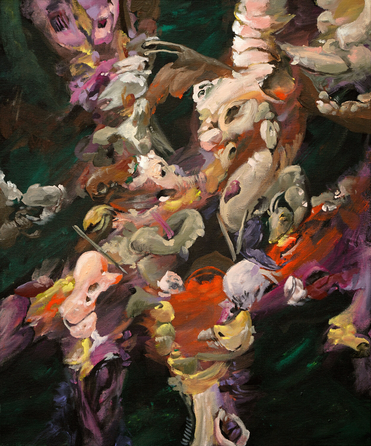 Swirl of the Damned 5 Kim Köster Originalgemälde zu verkaufen