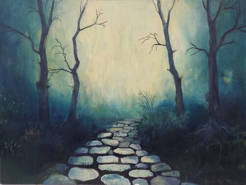 Mysterious Forest by Ruth Jensen, 油畫 for Sale on Singulart