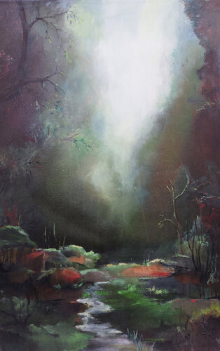 The gorge by Ruth Jensen, 油畫 for Sale on Singulart