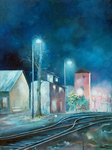 Shift track by Ruth Jensen, 油畫 for Sale on Singulart