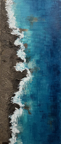 Hawaiian Coastline di Margo Kirago, Pittura in vendita su Singulart