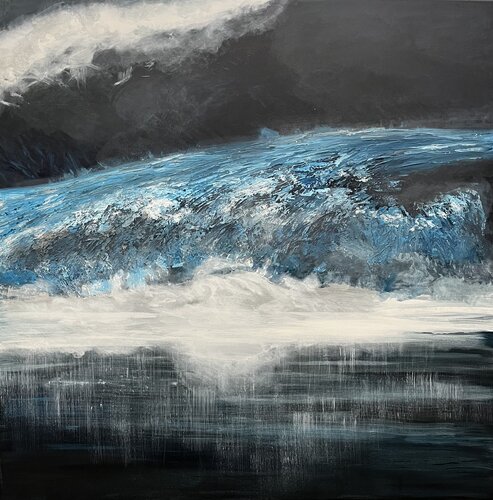 The crawling cold di Margo Kirago, Pittura in vendita su Singulart