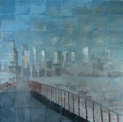 Through the river di Margo Kirago, Pittura in vendita su Singulart