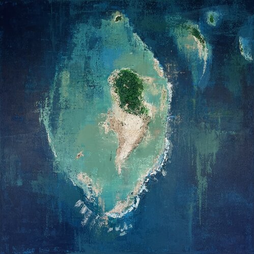 The Island di Margo Kirago, Pittura in vendita su Singulart