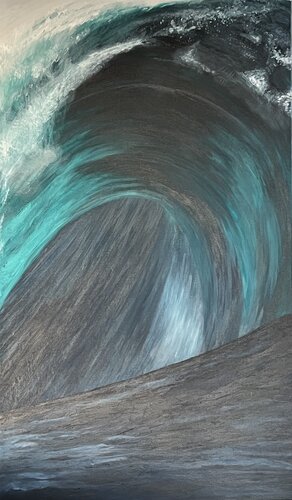 The wave di Margo Kirago, Pittura in vendita su Singulart