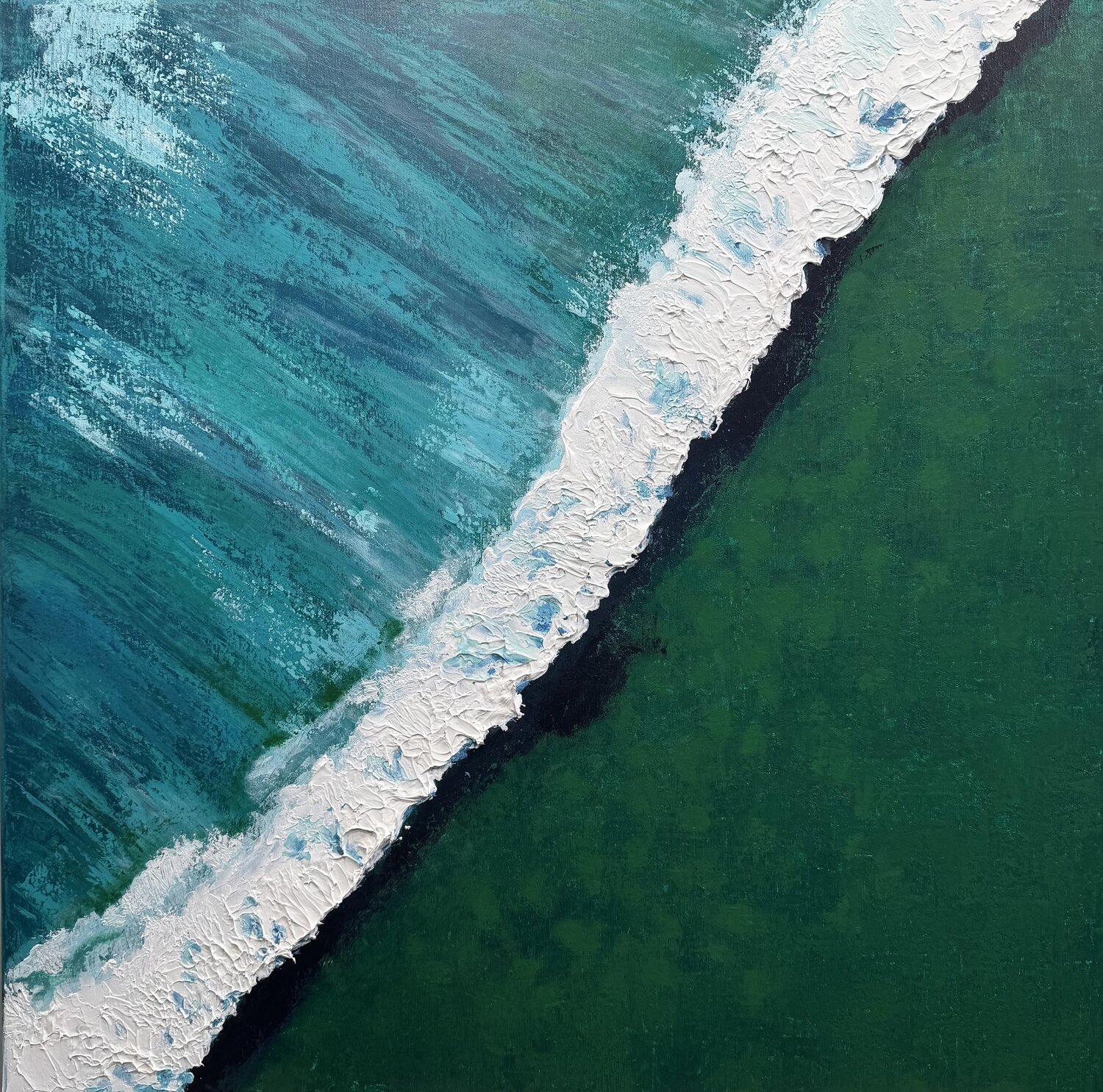 The white edge Margo Kirago Originalgemälde zu verkaufen