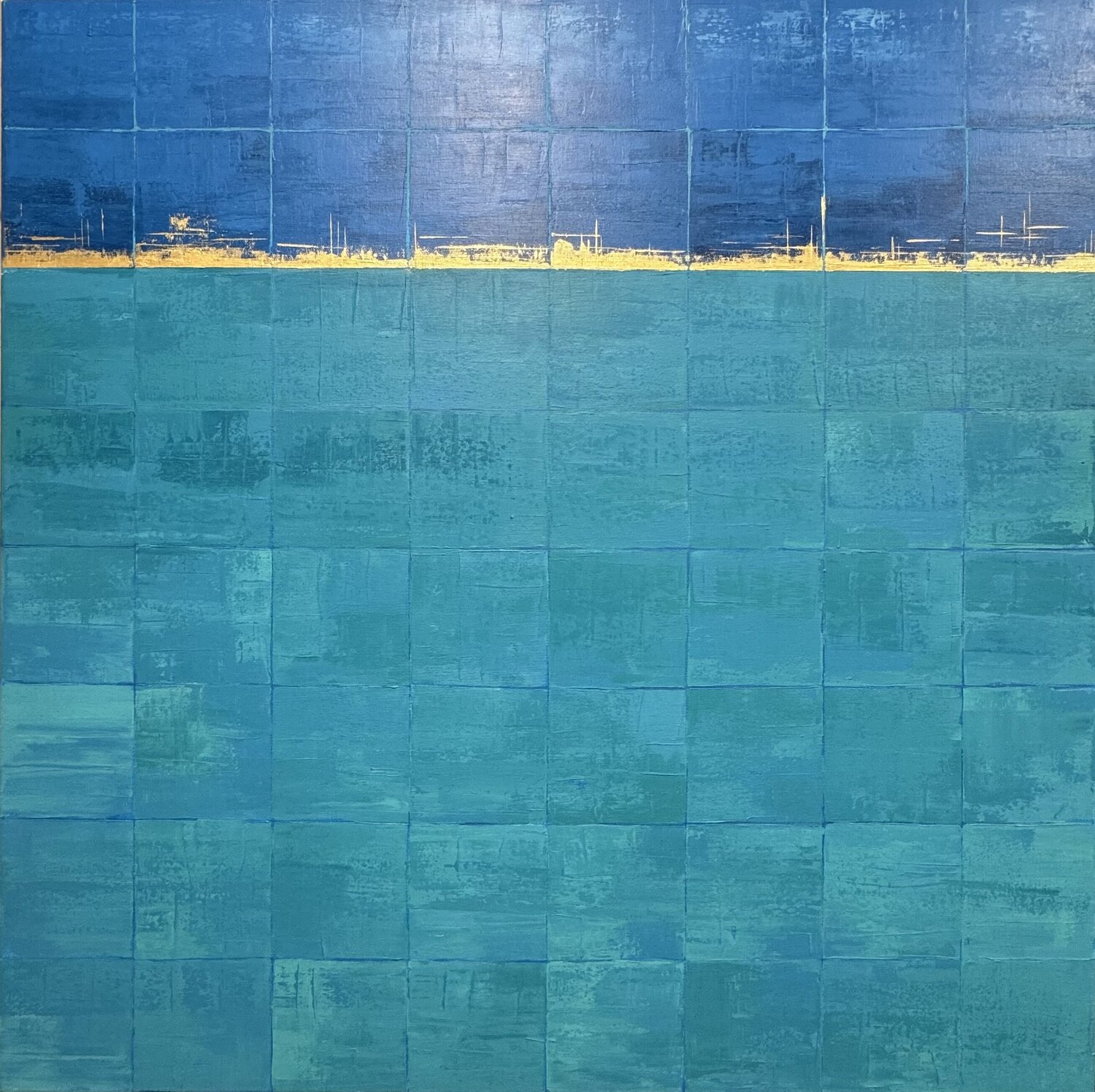 The Blue Meridian Margo Kirago Peinture originale à vendre