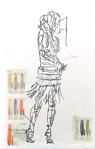 XXIII 29 - Dancing with myself van Uli Lächelt, Schilderij te koop op Singulart