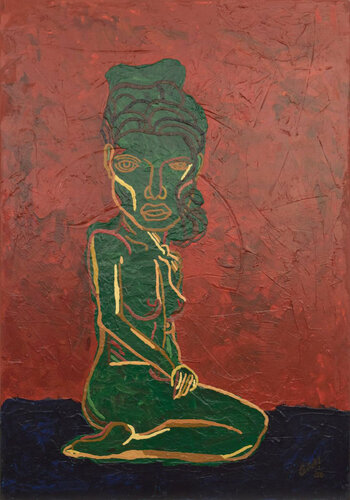 XIX 40 - Caroline van Uli Lächelt, Schilderij te koop op Singulart