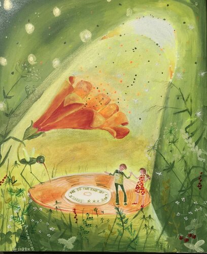 Dance me to end of love! von Alexandra Krasuska, Malerei kaufen auf Singulart