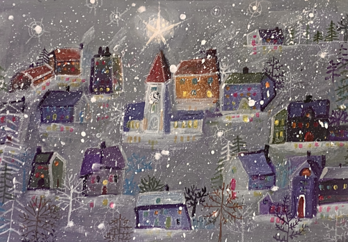 Winterland von Alexandra Krasuska, Malerei kaufen auf Singulart