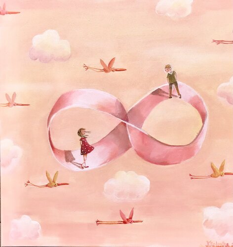 Möbius Stripe von Alexandra Krasuska, Malerei kaufen auf Singulart