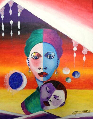 Maternity von Raoul Gilles, Malerei kaufen auf Singulart