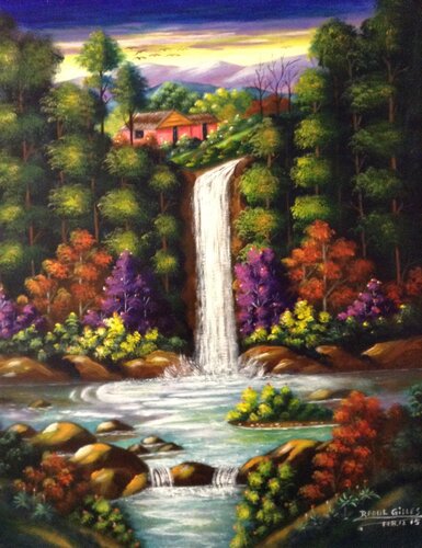 Waterfall von Raoul Gilles, Malerei kaufen auf Singulart