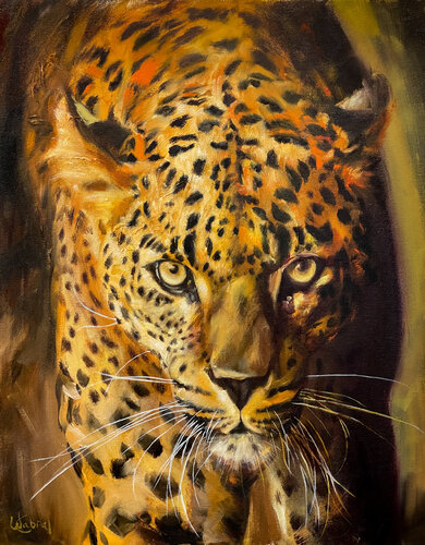 Leopard by Wesley Cabral, Painting for Sale on Singulart