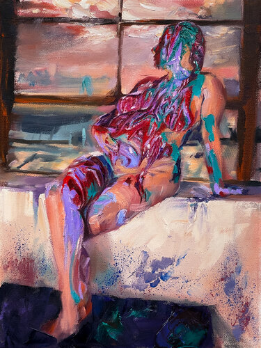 Surrender #17 de Wesley Cabral, Pintura a la venta en Singulart