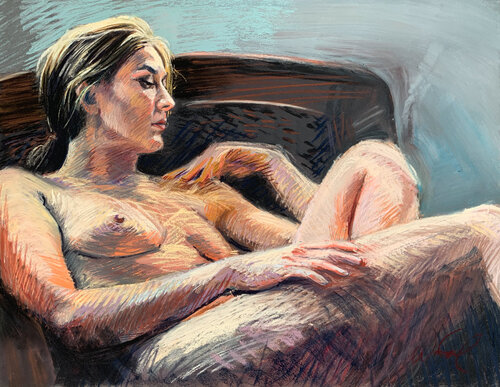 Leah Seated de Wesley Cabral, Pintura a la venta en Singulart