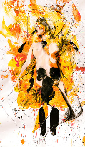 Surrender #15 par Wesley Cabral, Œuvre sur papier en vente sur Singulart