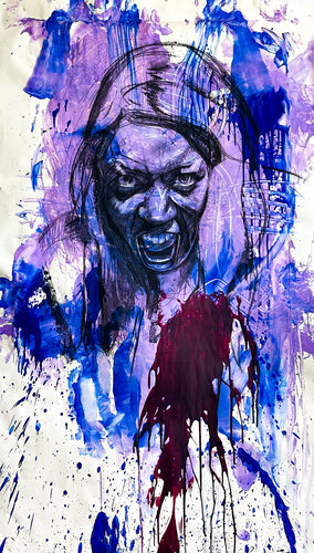 Surrender #14 par Wesley Cabral, Œuvre sur papier en vente sur Singulart