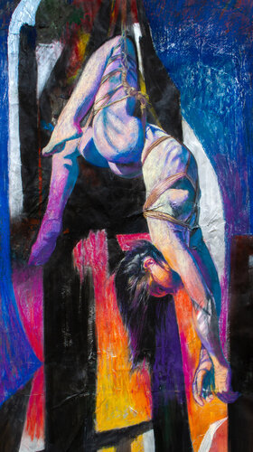 Suspended in Time & Space von Wesley Cabral, Malerei kaufen auf Singulart